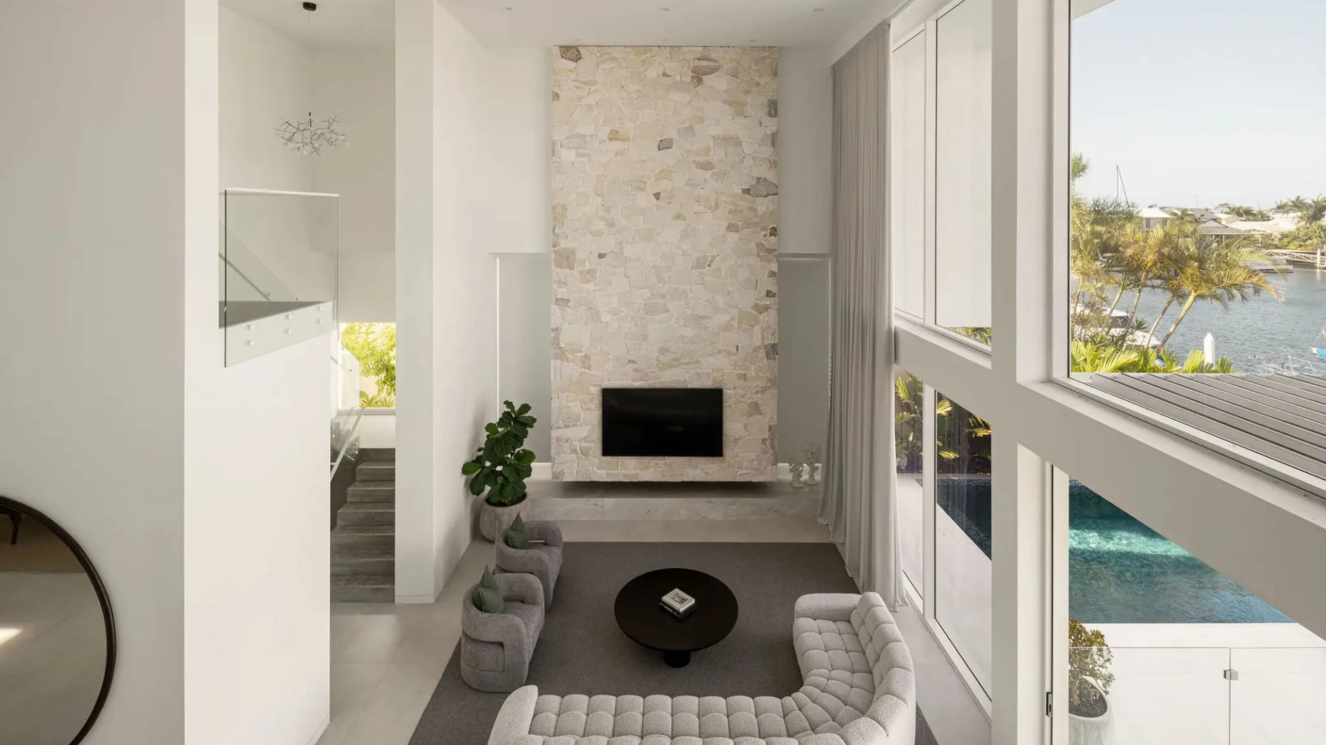 Premium interior lining workmanship with clean architectural lines